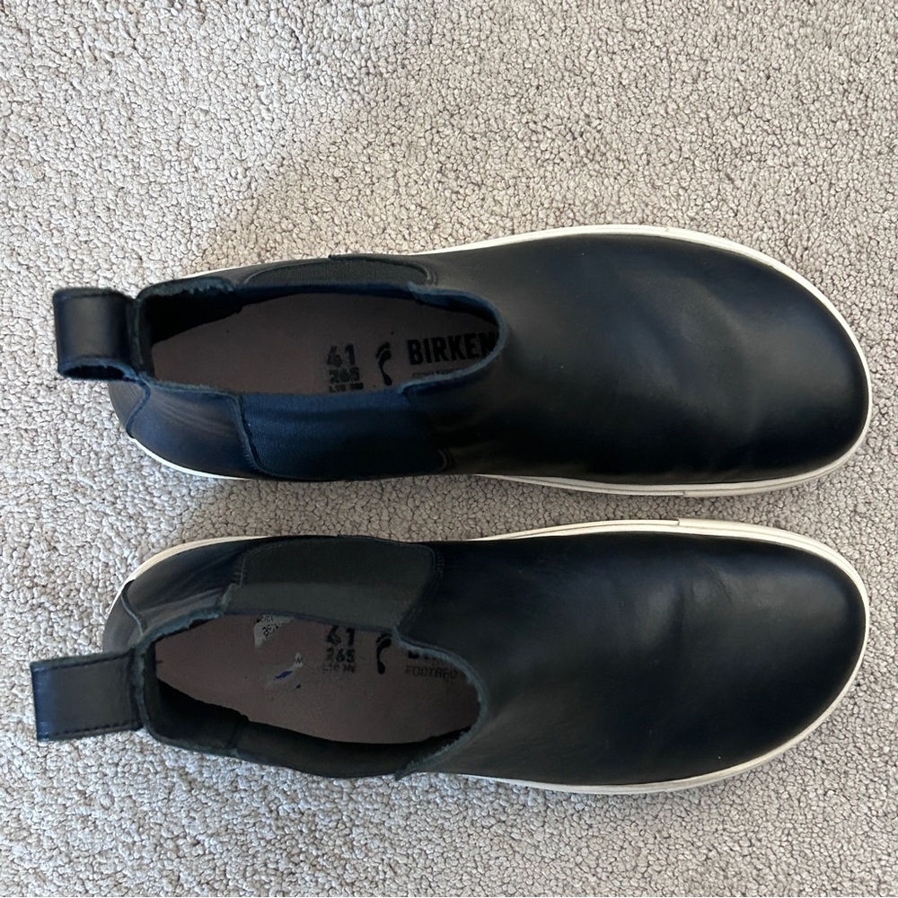 Birkenstock Bend Chelsea Black Leather Sneaker Boot Comfort Bootie 41 / US 10 - Picture 8 of 10
